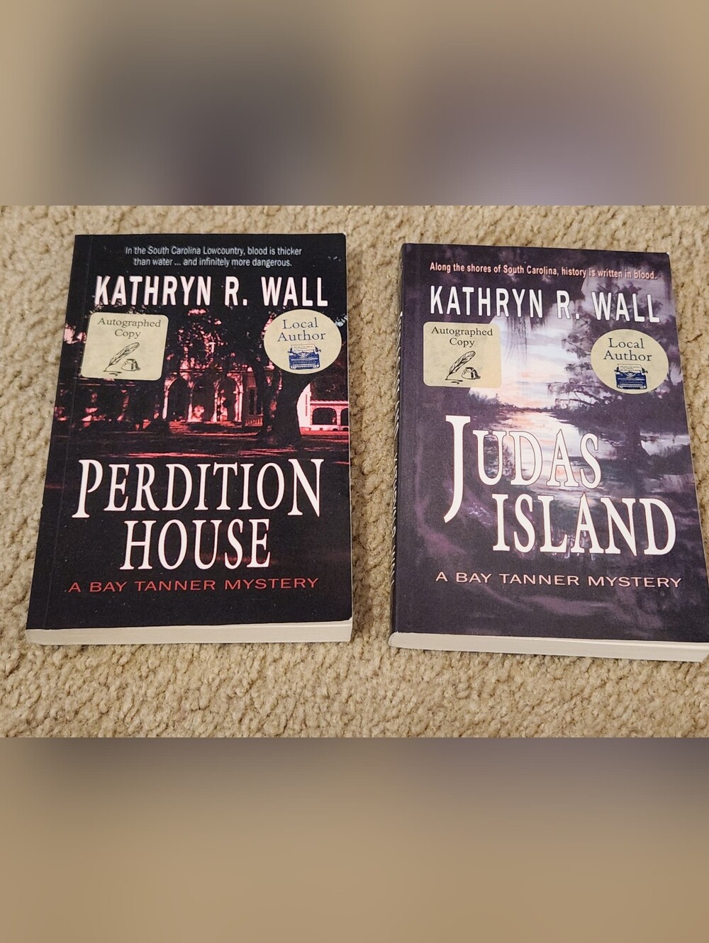 Perdition House + Judas Island Kathryn R Wall Signed Copy Lowcountry PB